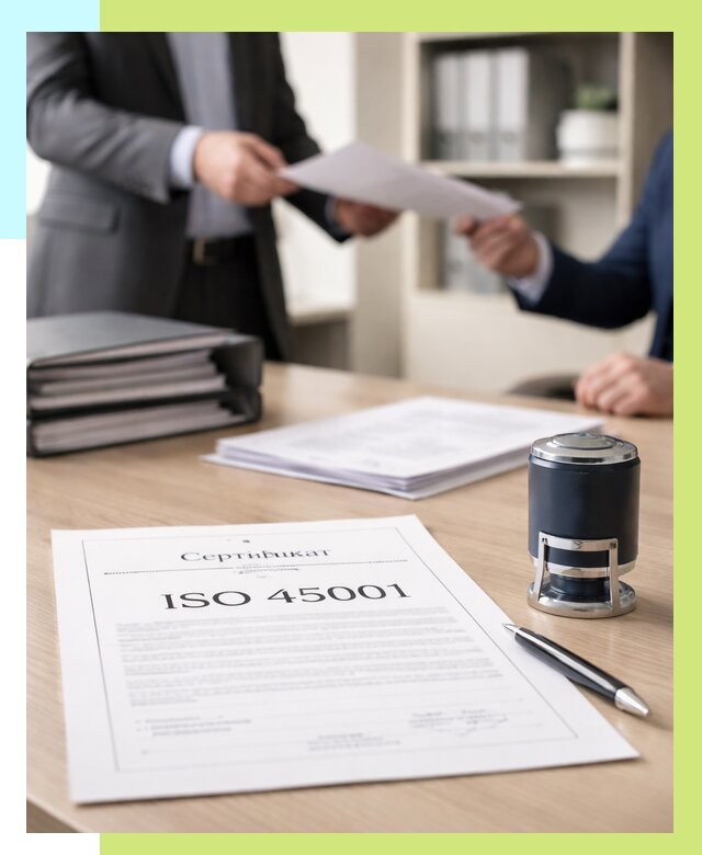 Сертификат ISO 45001 в Тулуне под ключ от 48555 р. | Сертэкс